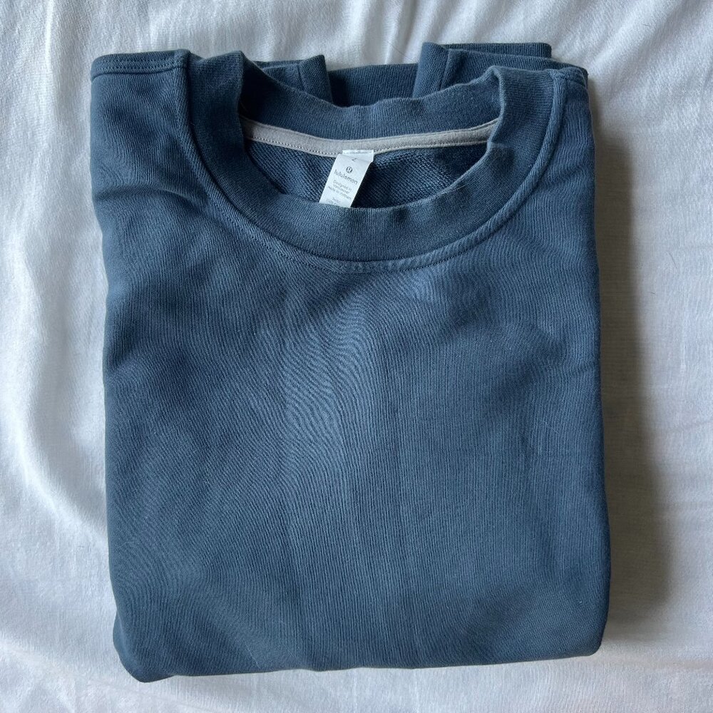 Lululemon Perfectly Oversized Crew Iron Blue
